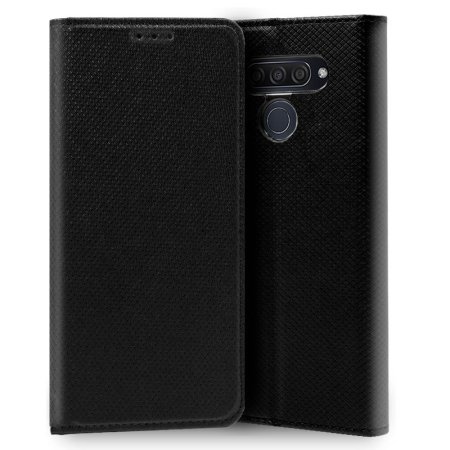 Cool Funda Flip Cover Tipo Libro Liso Negro para Xiaomi Redmi Note