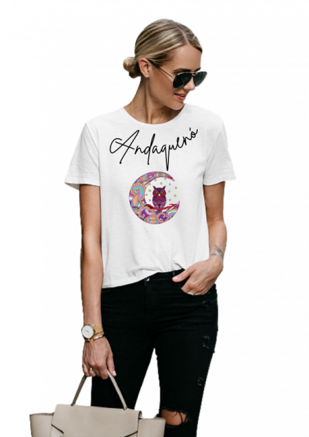 Camiseta mujer ANDAQUENO - Ref: 12335