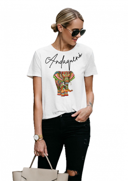 Camiseta mujer ANDAQUENO - Ref: 10130