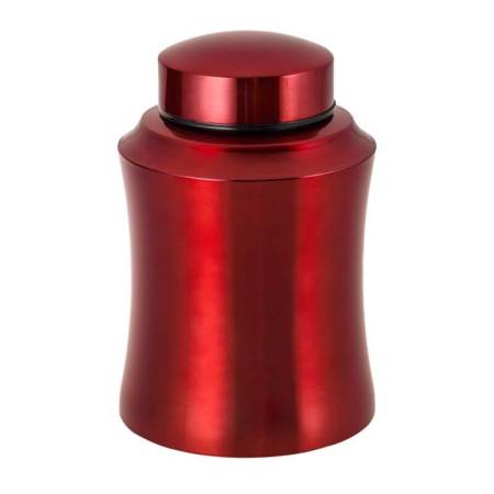 Lata Redonda Acero Inoxidable Roja 350Gr