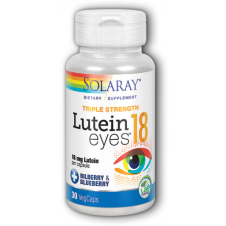 Eyes Lutein 18Mg. 30 Cápsulas. Solaray