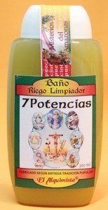 Gel de BAÑO 7 POTENCIAS  o 7 poderes (riego limpiador, despojo) da fortaleza