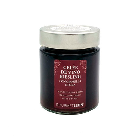 Gelée de vino Riesling grosella negra 160 gr