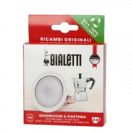 Recambio De Filtro Y Junta De Goma Para Bialetti Express 3 - 4 Tazas