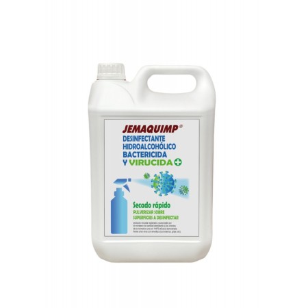 Jemaquimp Desinfectante Hidroalcohólico Bactericida y Virucida (5 litros)