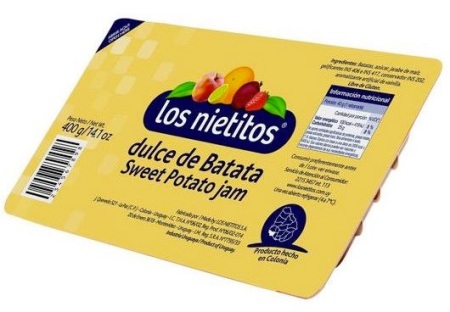 Dulce de Batata Los Nietitos 24 400g