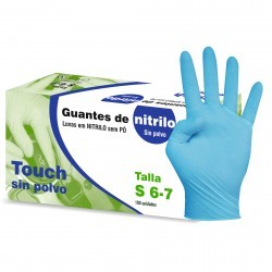 Guantes Nitrilo Azul (100 uds.) - M