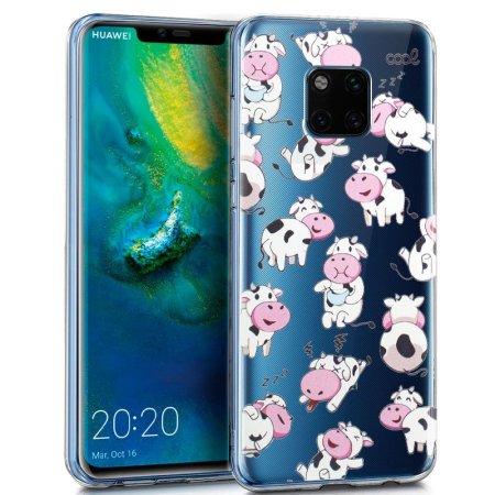 Carcasa COOL para Huawei Mate 20 Pro Clear Vacas