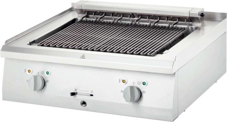 Barbacoa Eléctrica de agua sobremesa 400x700x250h mm 4,1 Kw Línea Varsovia