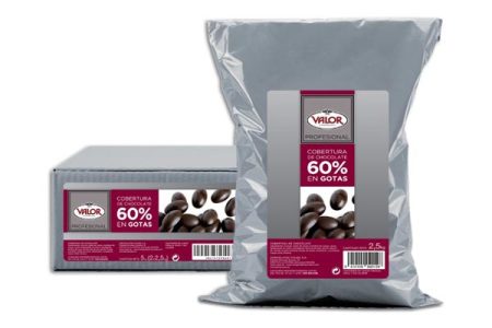 Cobertura profesional chocolate negro 60%