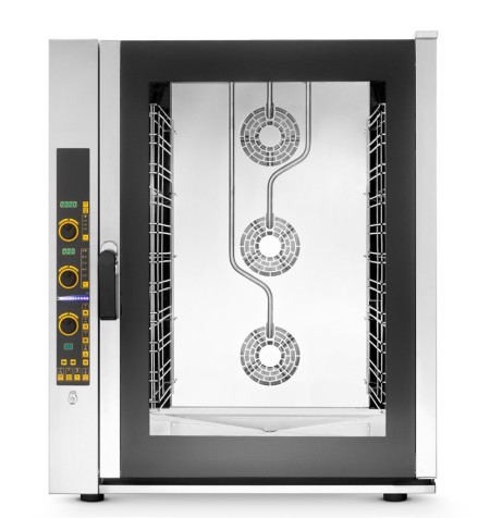 Horno eléctrico convección ELECTRÓNICO con VAPOR 11 bandejas GN1/1 EKF1111EUD Línea Padova