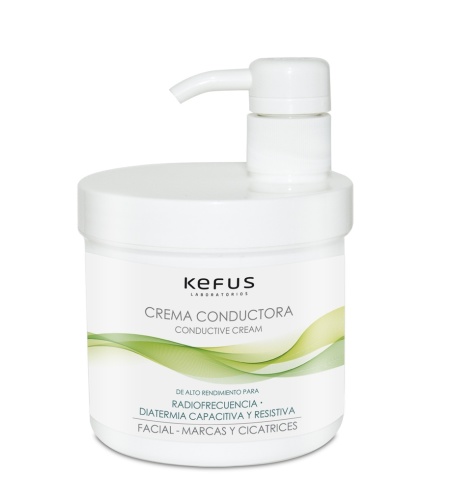 Crema Conductora Radiofrecuencia Facial Marcas y Cicatrices Kefus (500 ml)