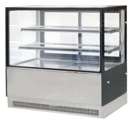 Vitrina expositora cristal plano