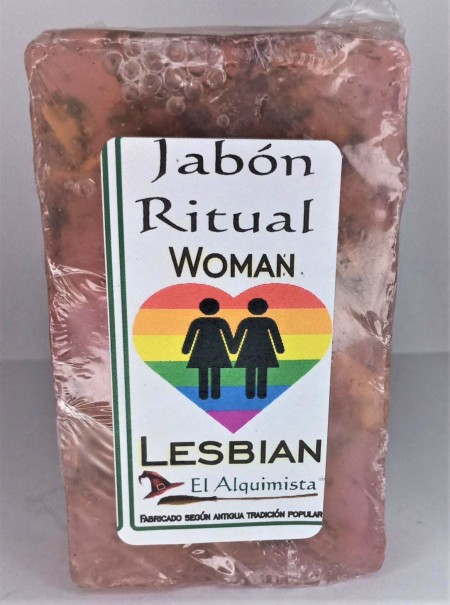 JABON WOMAN LESBIAN 100g. fabricado a mano.