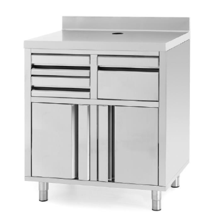 Mueble cafetero pequeño.