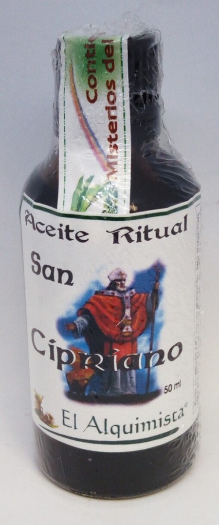 ACEITE SAN CIPRIANO ( CORTA BRUJERIA Y HECHIZOS)