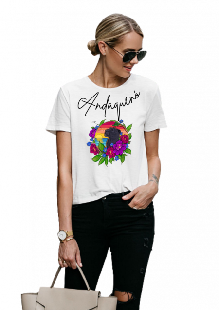 Camiseta mujer ANDAQUENO - Ref: 12275