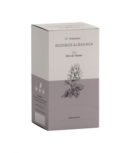 Té Rooibos Albahaca pirámide 20 unidades