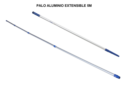 Tubo de aluminio telescópico 5 m económico