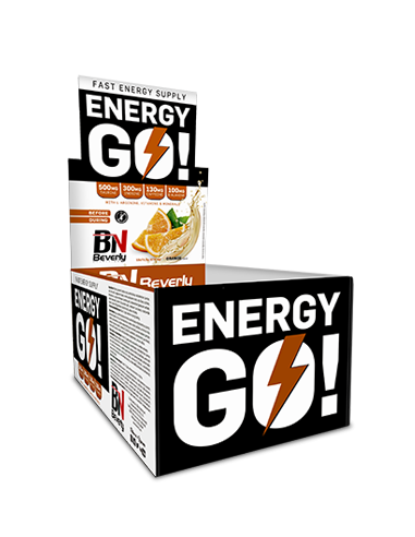 Gel Energético Energy Go Pre Workout Naranja (12 uds.)