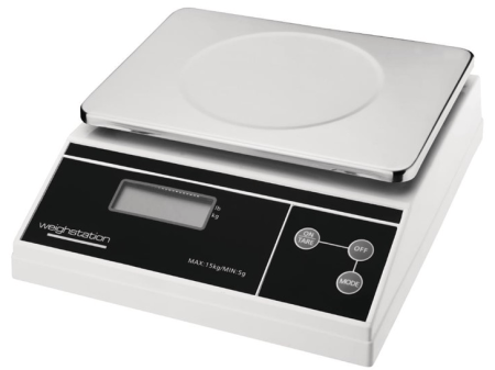 Balanza de plataforma electrónica 15 kg.