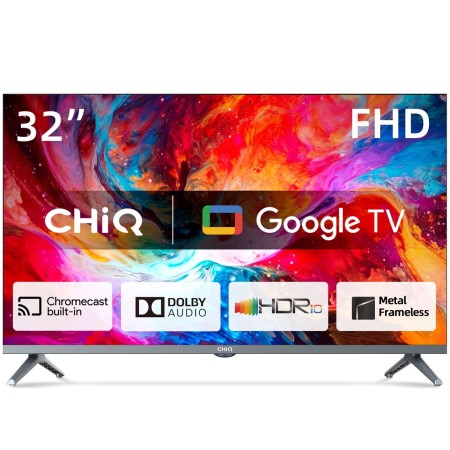 Tv chiq 32pulgadas led l32m8tg fhd google tv tv hdmi usb metal