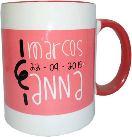 TAZA PERSONALIZADA BLANCA