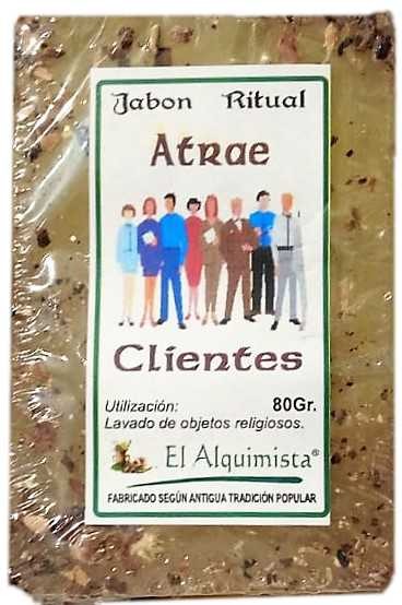 JABON ATRAE CLIENTES con Hierbas 100g.