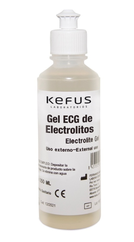 Gel conductor ultrasonidos Kefus. 250 ml