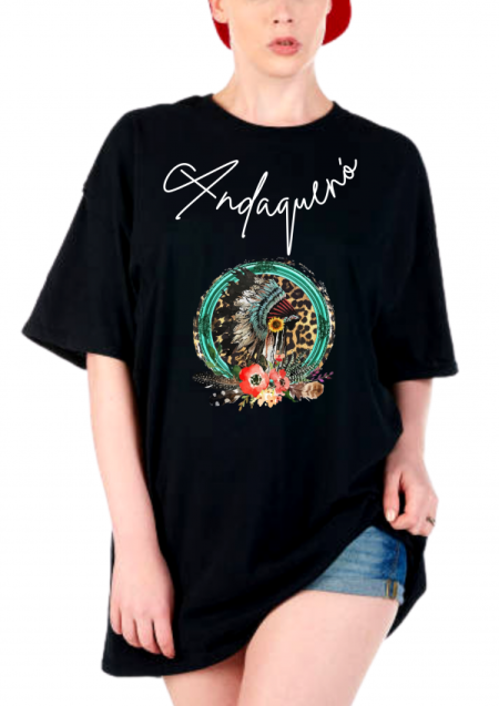 Camiseta Oversize ANDAQUENO - Ref: 8835