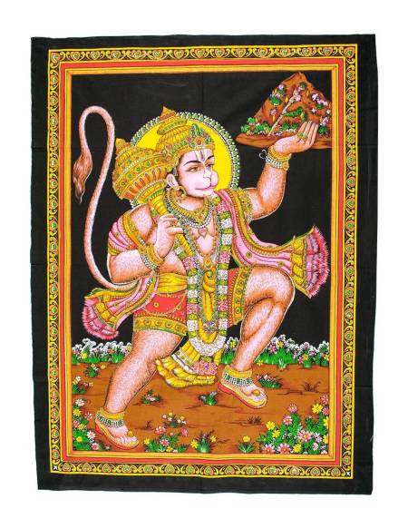 Tapiz Hanuman Dios Hindu - KTT101-C