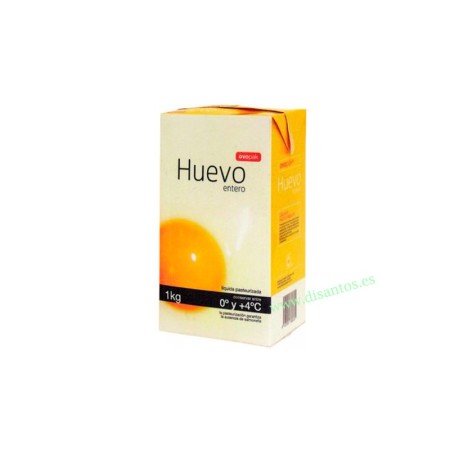 HUEVO LIQUIDO BRICK 1 L DISANTOS