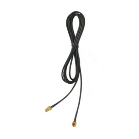 Cable adaptador Motorola RP-SMA (macho) a RP-BNC (hembra)