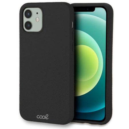 Carcasa COOL para iPhone 12 / 12 Pro Eco Biodegradable Negro