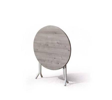 ARIAN-90% MESA TABLERO GRIS PATA PLEGABLE