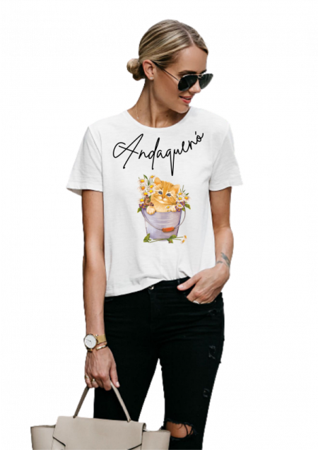 Camiseta mujer ANDAQUENO - Ref: 9992