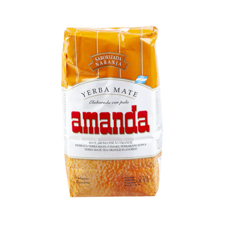 Yerba Mate Amanda c/Naranja 500gr