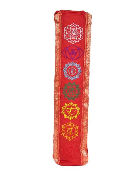 Bolsa Roja con 7 Chakras - BYG00024