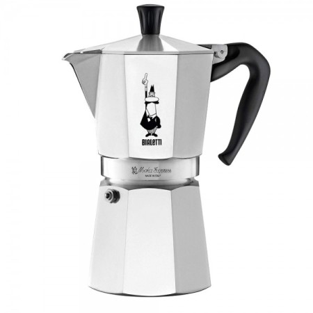 Cafetera Italiana Moka Aluminio 18 Tazas Bialetti