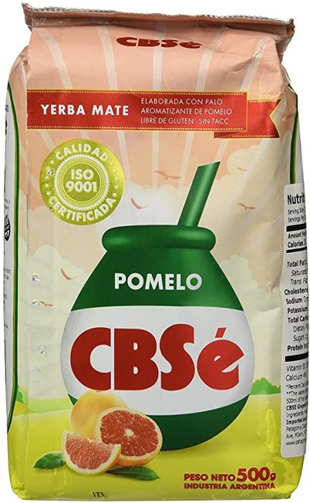 Yerba Mate CBSé con Pomelo 500gr