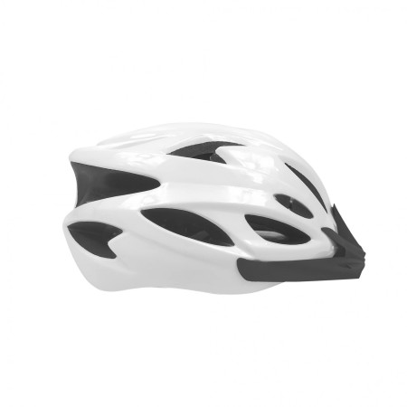 Casco Blanco ajustable con Luz de Seguridad y Visera desmontable