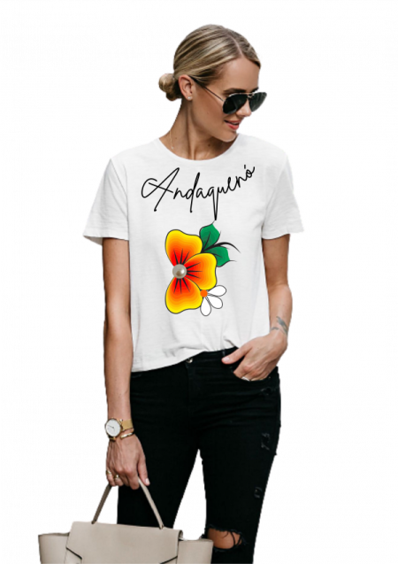 Camiseta mujer ANDAQUENO - Ref: 9816