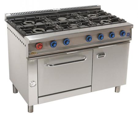 Cocina de gas industrial SERIE 750 CM 816 H