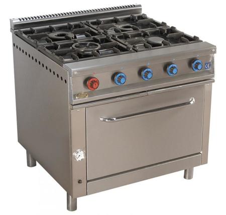 Cocina de gas industrial SERIE 900 CM 904 H