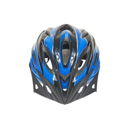 Casco Azul ajustable con Luz de Seguridad y Visera desmontable