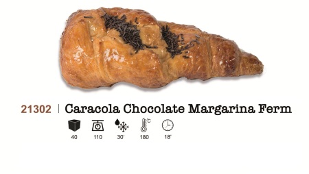 Caracola Chocolate Margarina Ferm