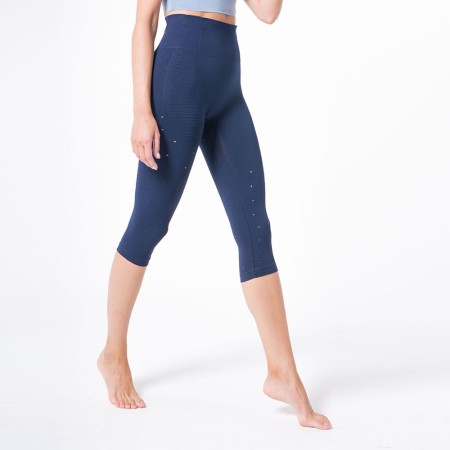 Legging deportivo capri con fibra Emana, Namasté-Marino-M/L (40-44)