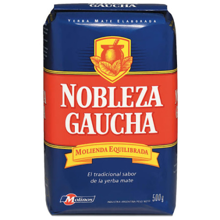 Yerba Mate Nobleza Gaucha con Palo 500gr y 1Kg