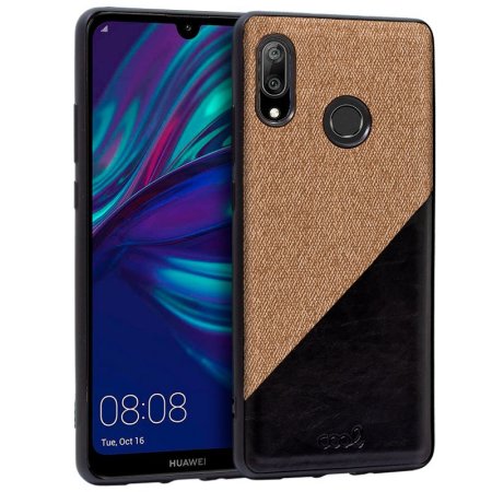 Carcasa COOL para Huawei Y7 (2019) Bicolor Beige