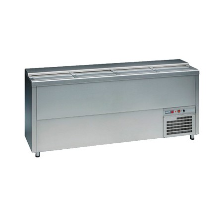 ENFRIADOR DE BOTELLAS INOX 4 PUERTAS L 539 W 207 MM 1.990X552X850